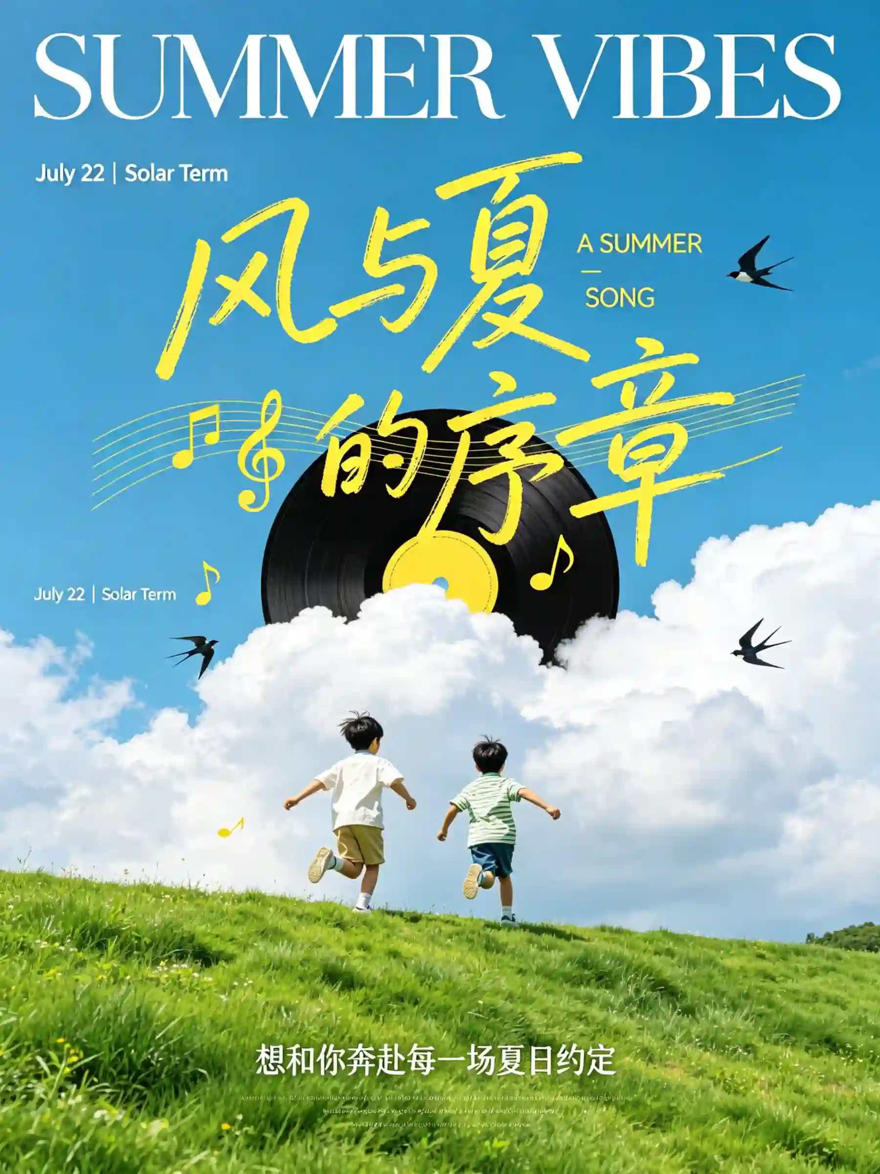 「风与夏的序章」夏日音乐封面