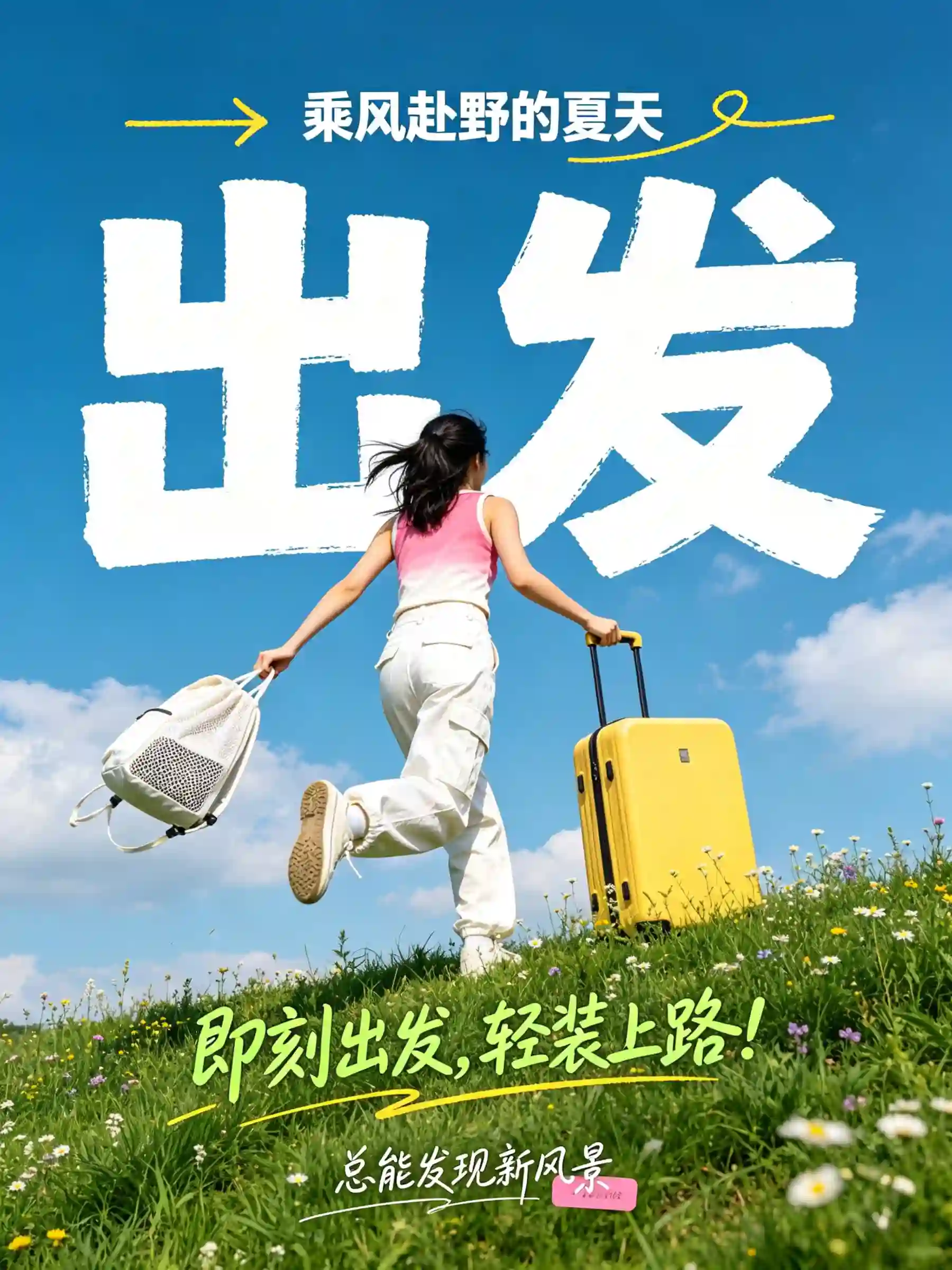 「乘风赴野的夏天」旅行出发封面