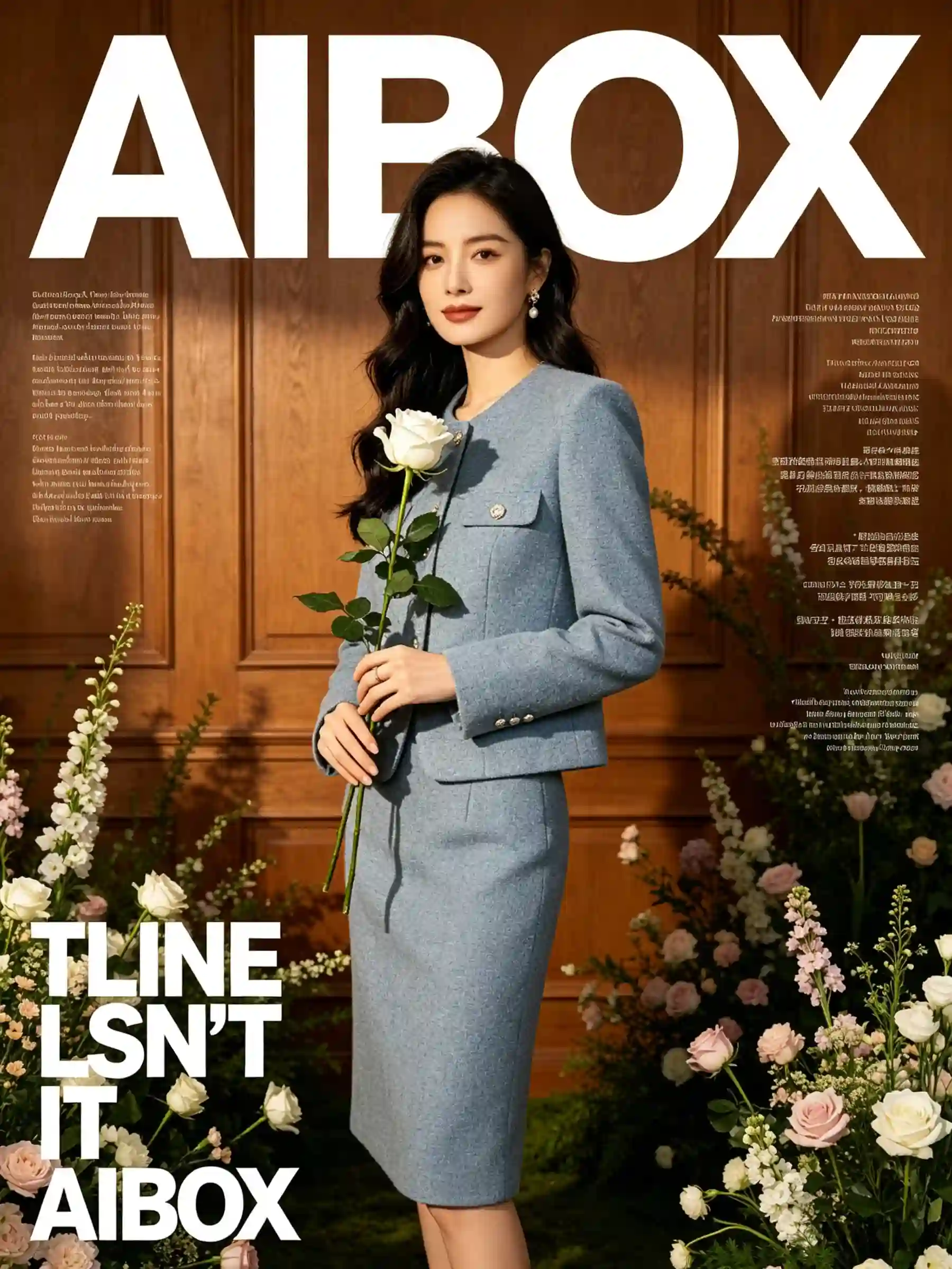 AIBOX 法式优雅西装封面