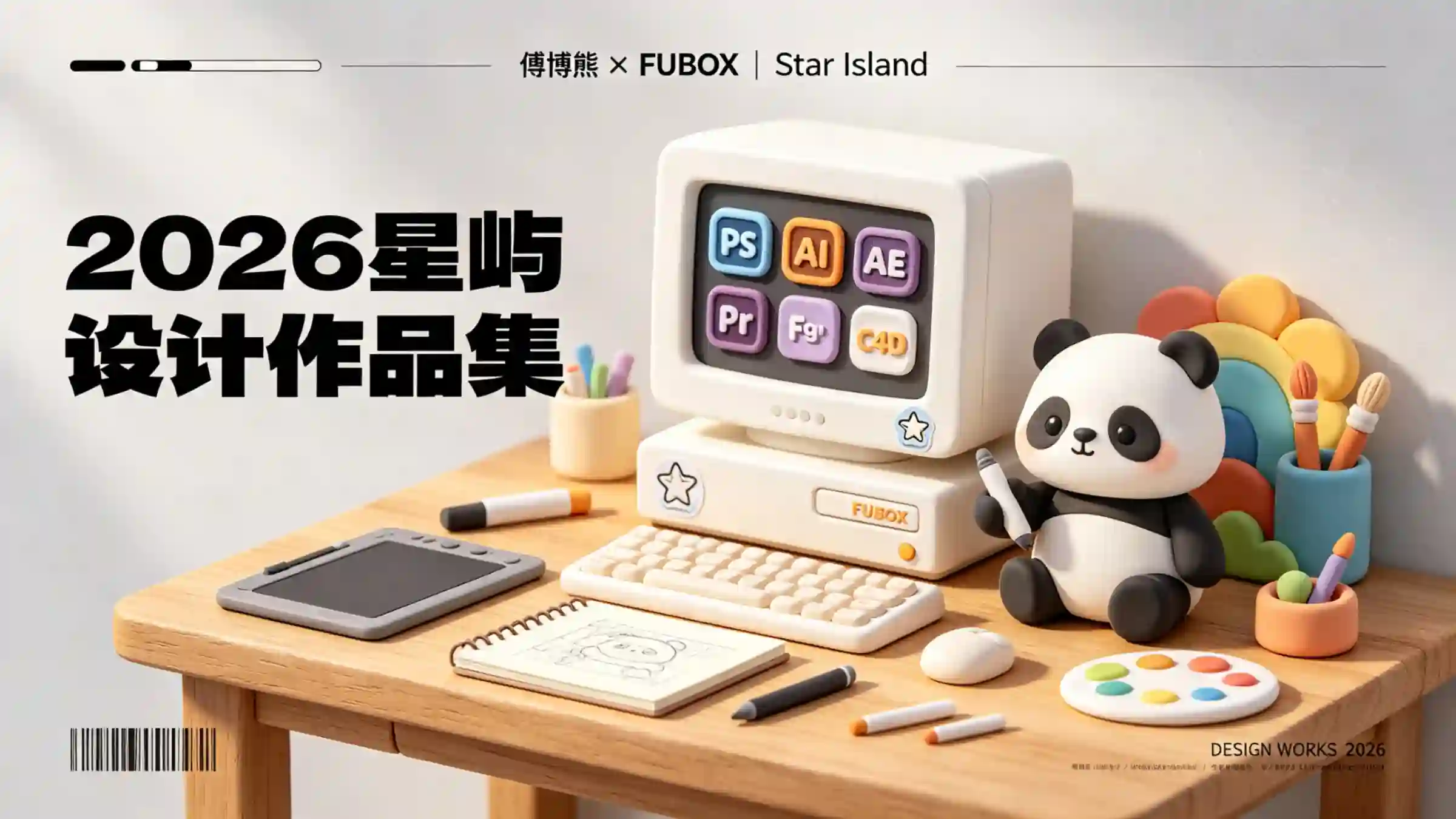 童趣桌面黏土小熊作品集封面