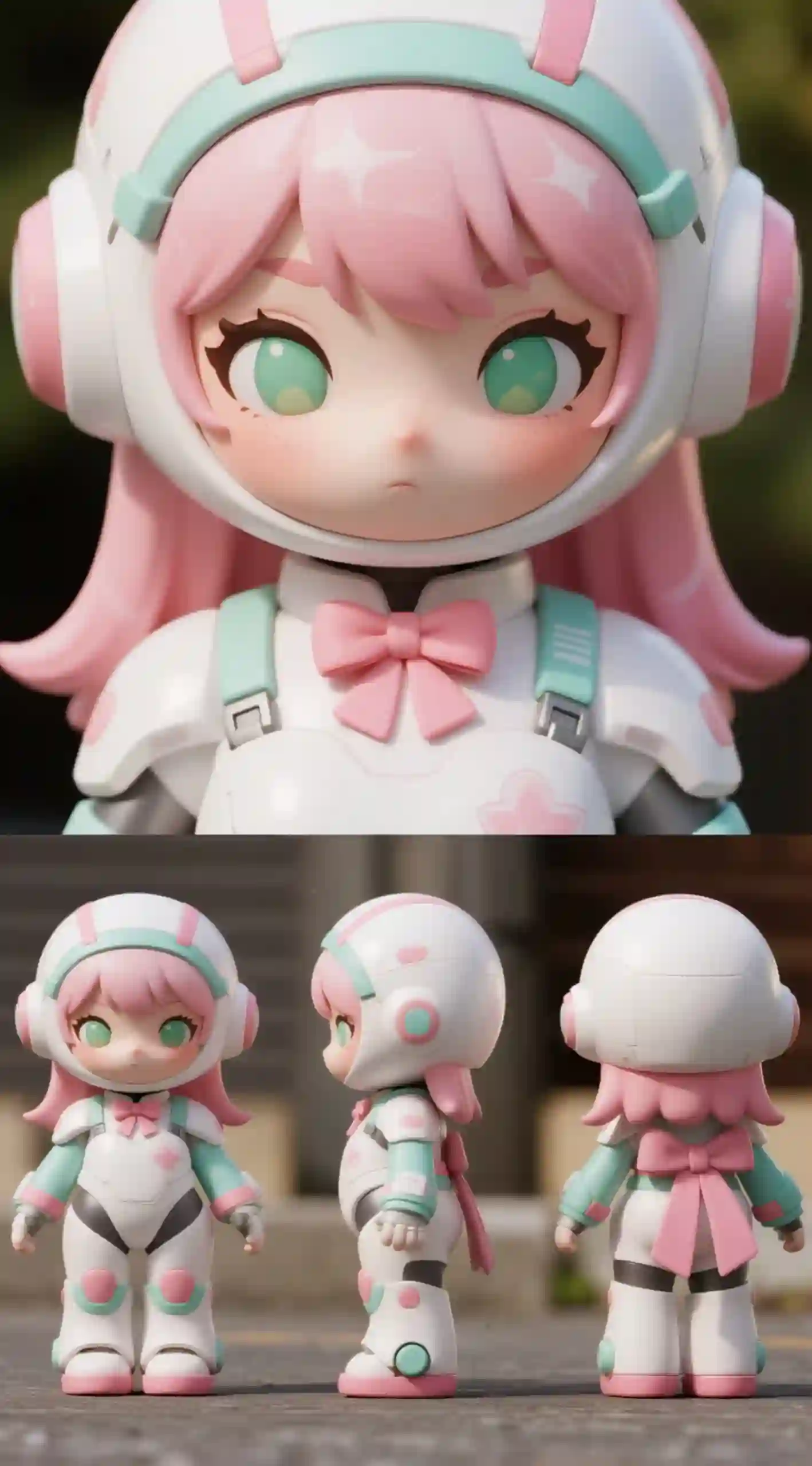 Q 版马卡龙太空少女