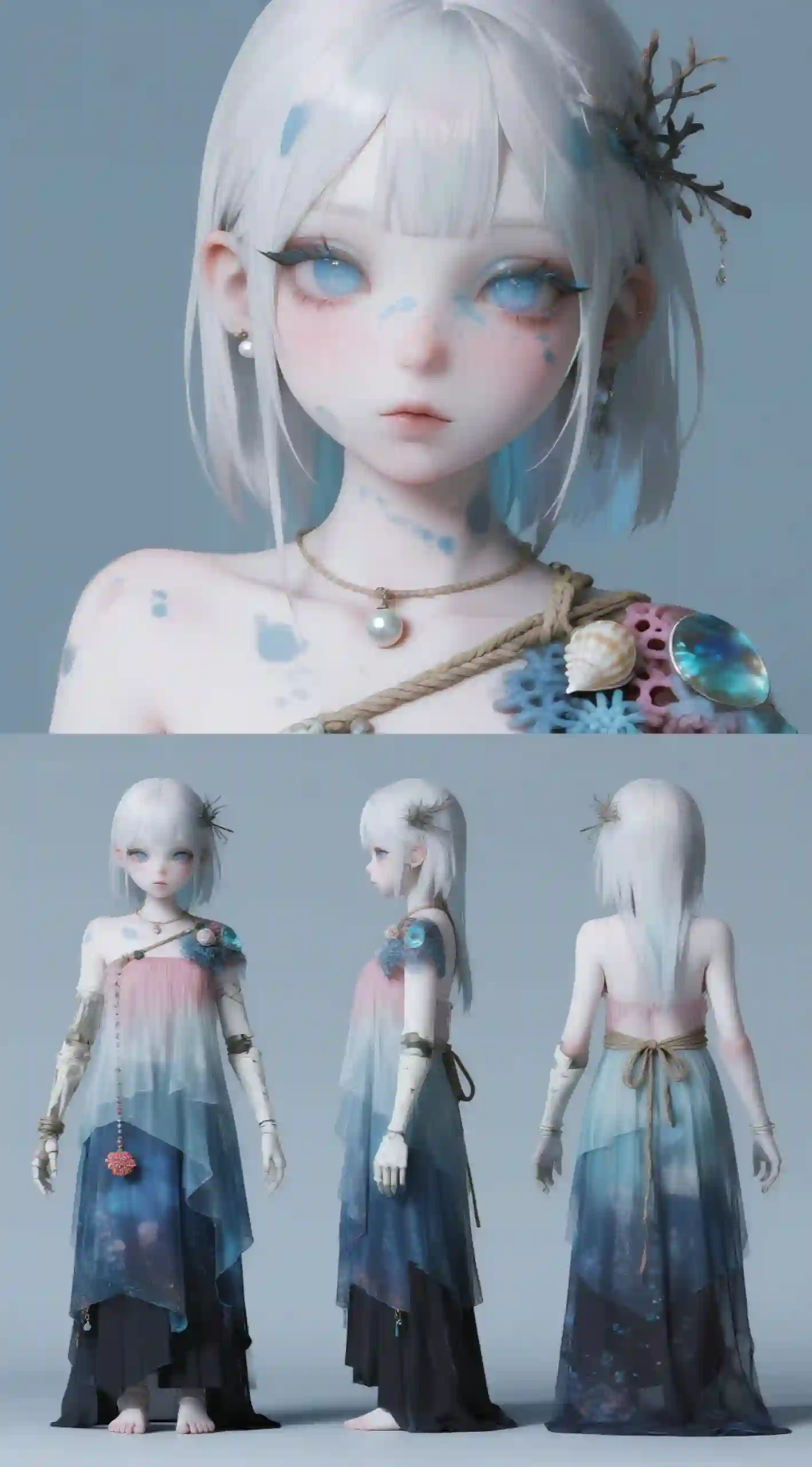 深海鲛人少女
