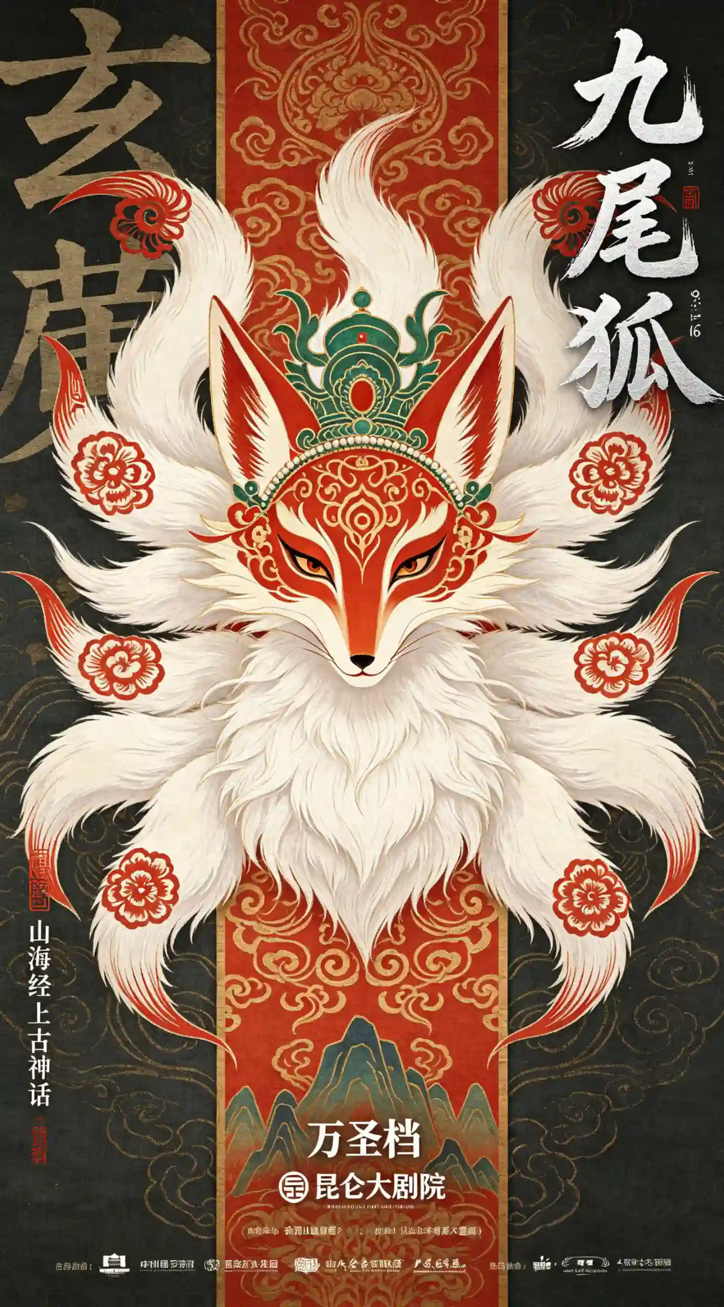 中式工笔重彩国潮